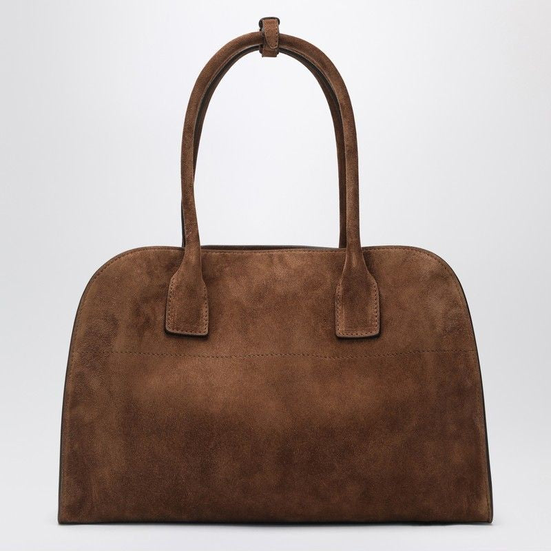 PRADA Medium Suede Shopping Handbag