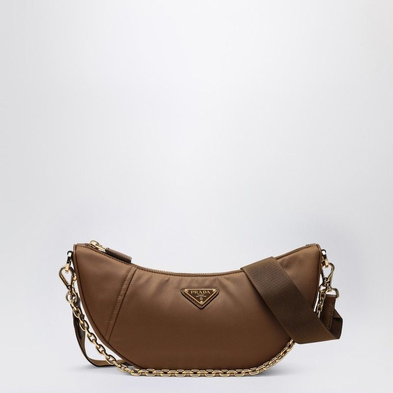 PRADA Demi-Lune Mini Shoulder Handbag