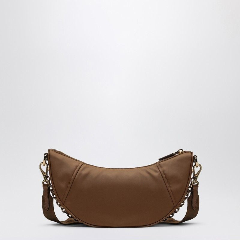PRADA Demi-Lune Mini Shoulder Handbag