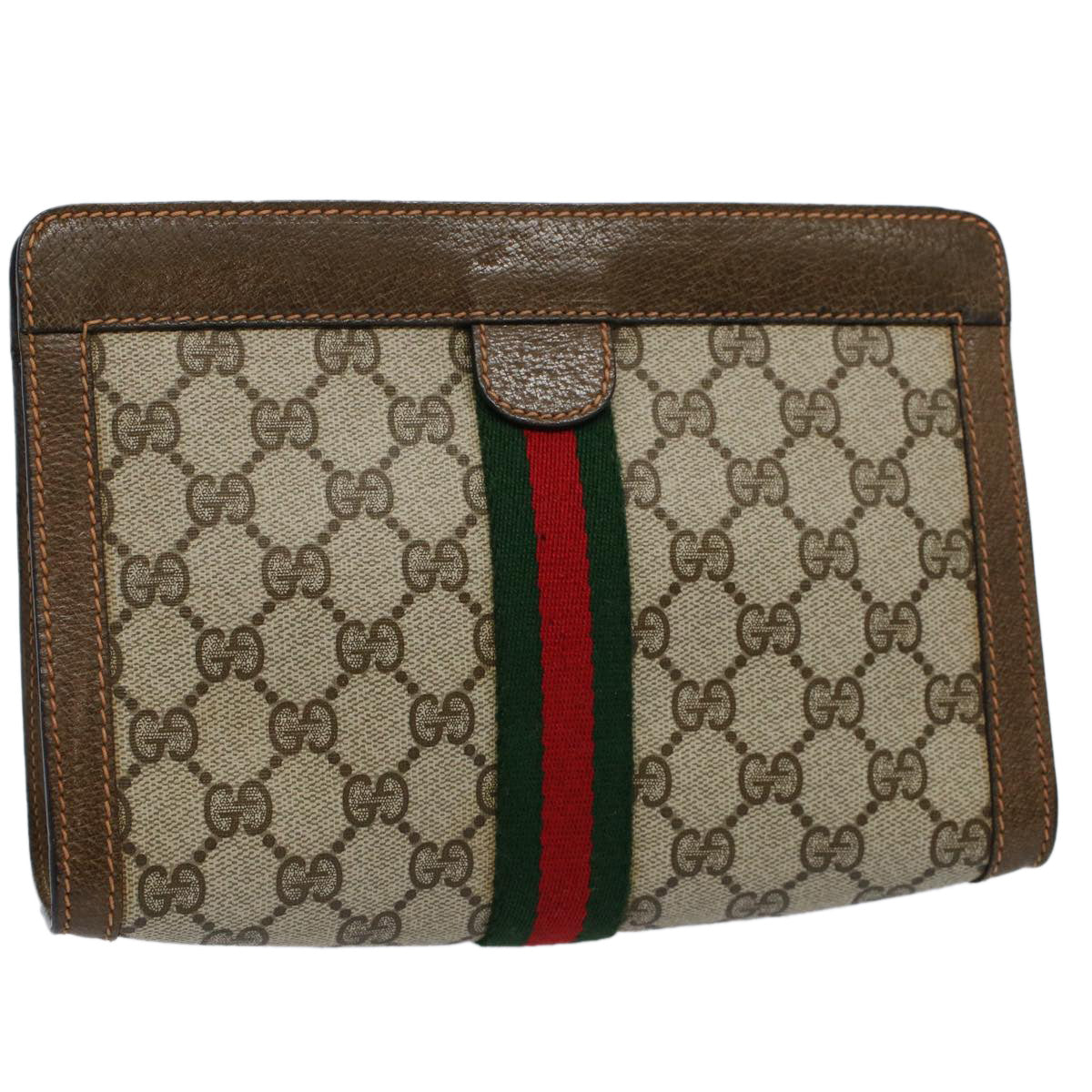 GUCCI Web Clutch Bag