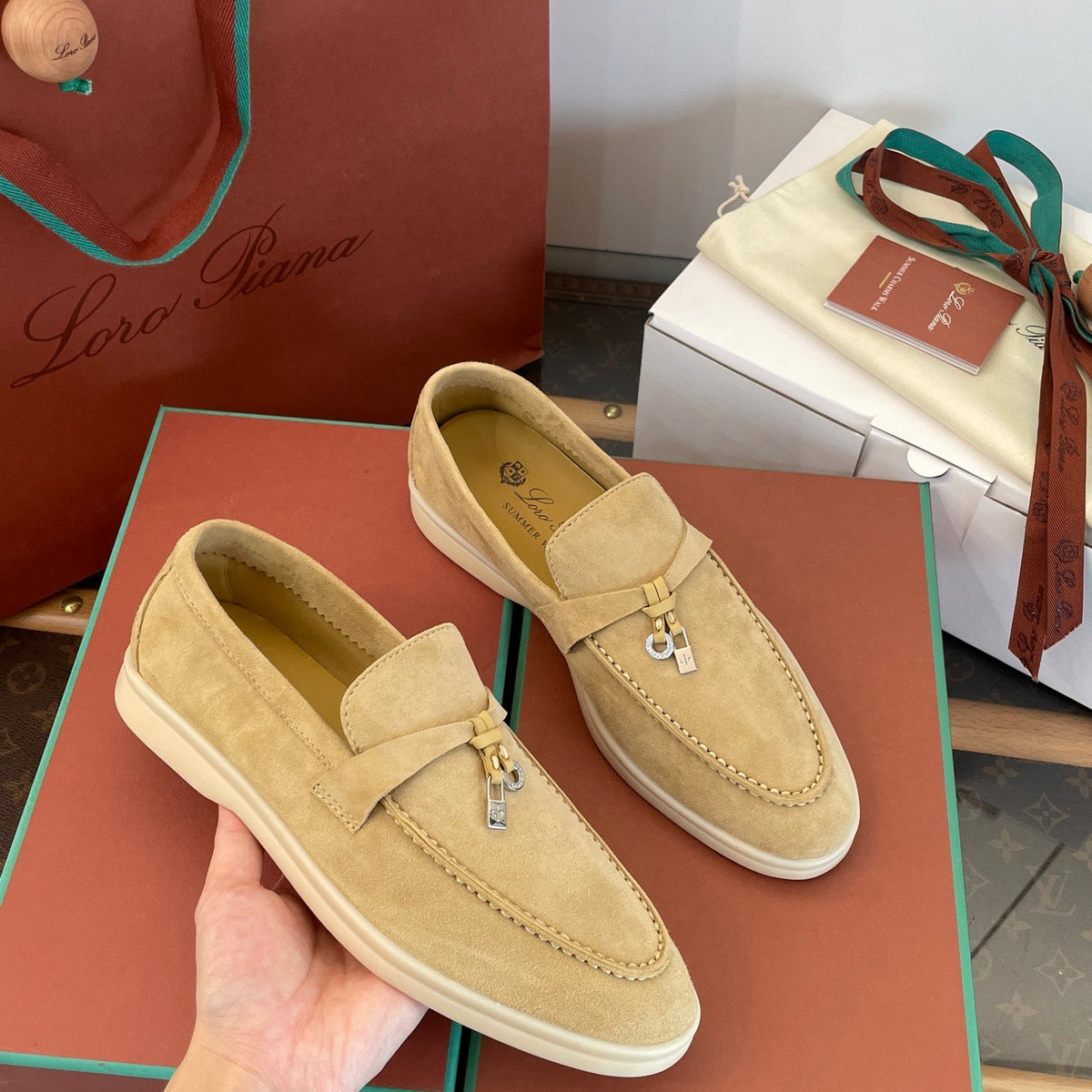 LORO P SUMMER CHARMS LOAFERS