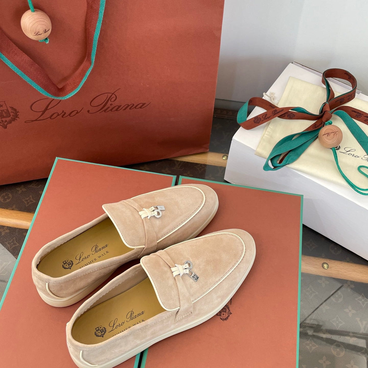 LORO P SUMMER CHARMS LOAFERS
