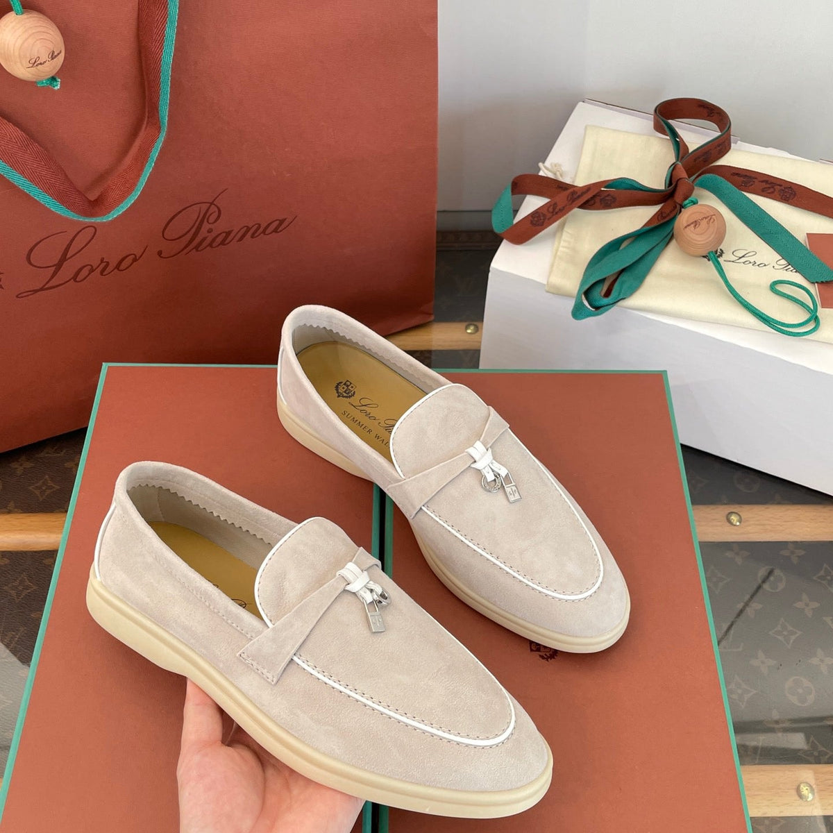 LORO P SUMMER CHARMS LOAFERS