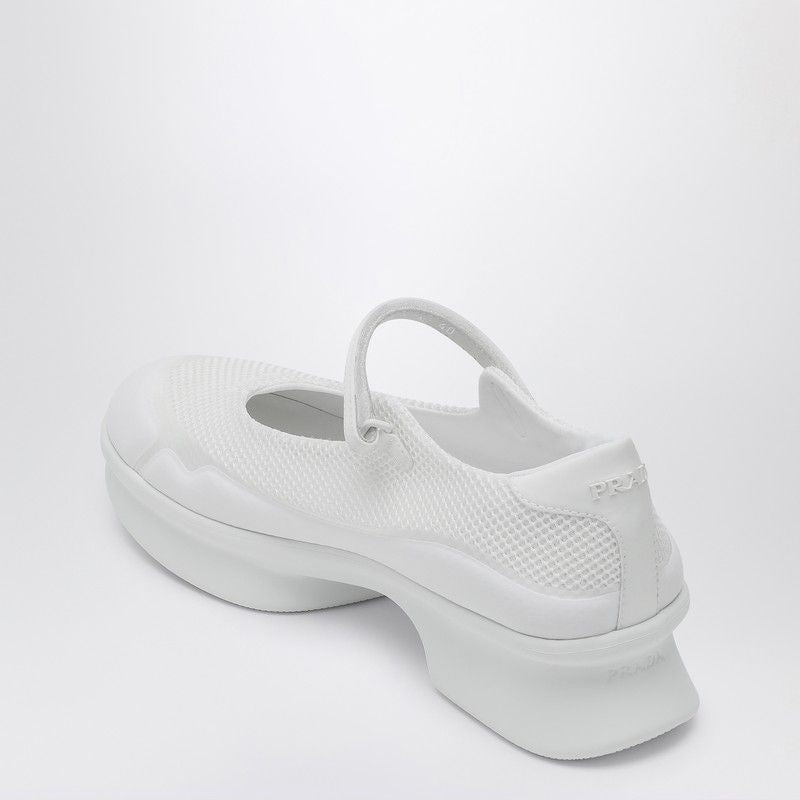 PRADA Mesh Ballerina Flats for Women