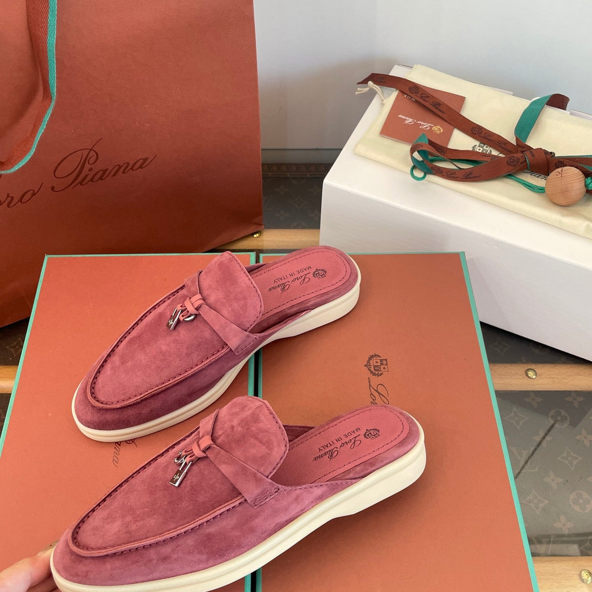 LORO P SUMMER CHARMS LOAFERS