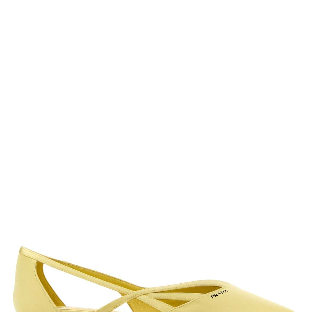 PRADA Satin Ballerinas for Women - Mini Style