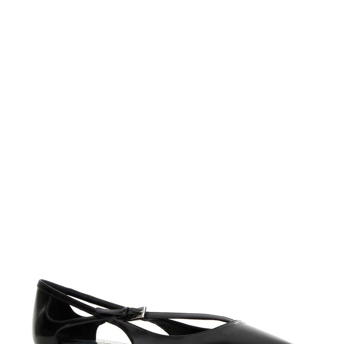 PRADA Elegant Leather Ballerinas for Women