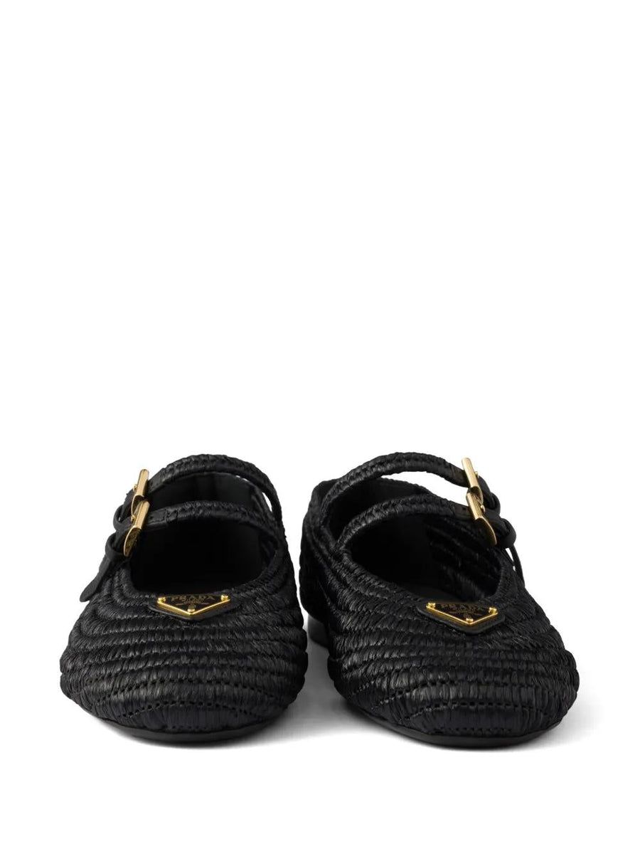 PRADA Elegant Ballerina Flats for Women - FW25 Collection
