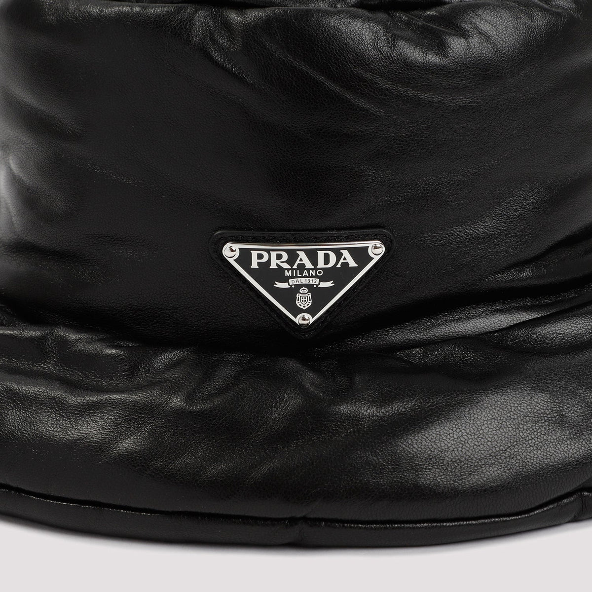 PRADA Padded Nappa Leather Hat