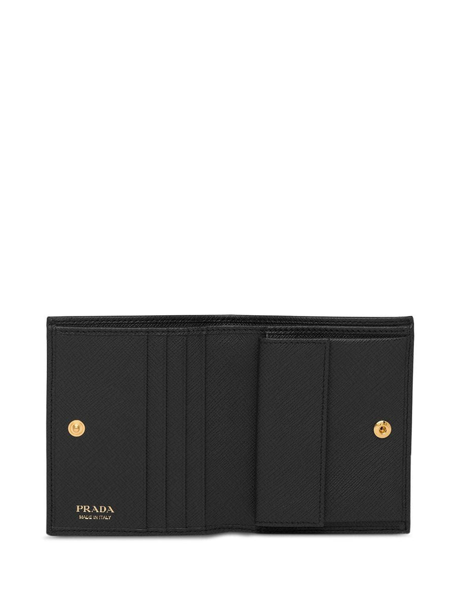PRADA Mini Saffiano Leather Wallet