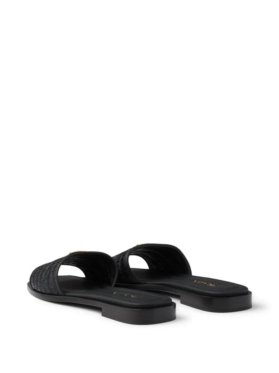 PRADA Elegant Women's Calf Leather Sandals