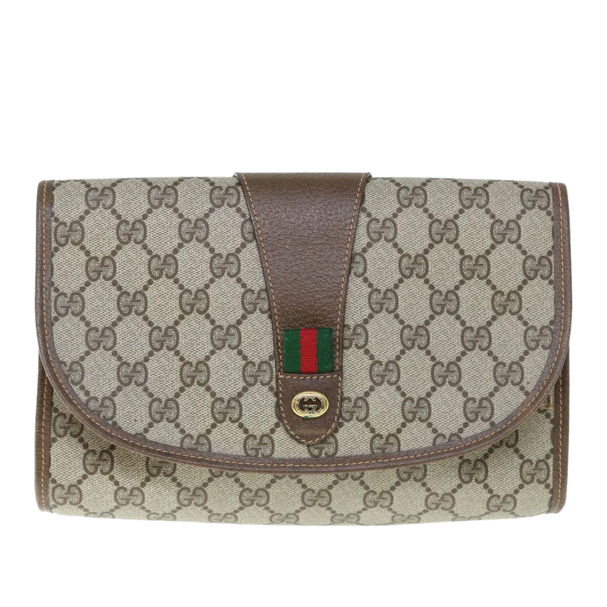 GUCCI GG canvas Clutch Bag