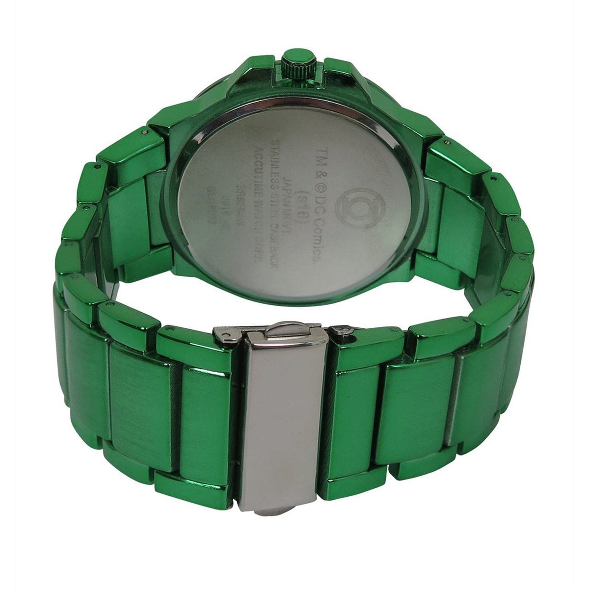 Green Lantern Symbol Watch with Metal Band