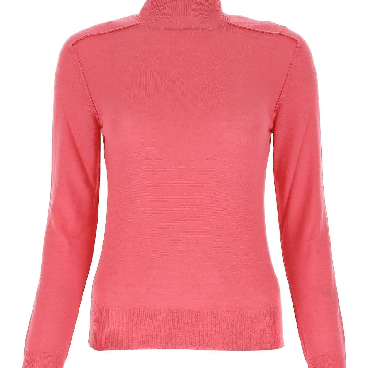 Bottega Veneta Women Dark Pink Cashmere Sweater