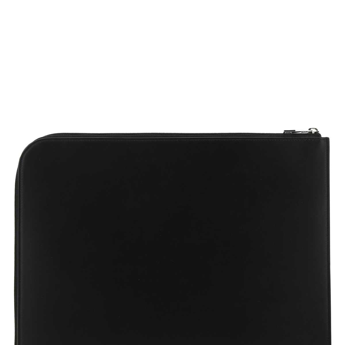 Alexander Mcqueen Men Black Leather Document Holder