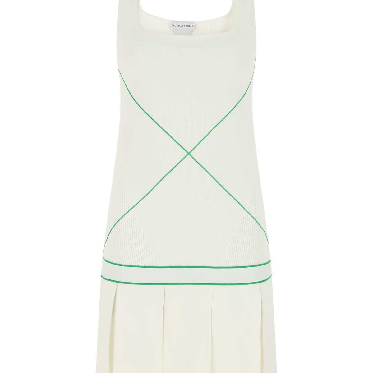 Bottega Veneta Women White Viscose Blend Dress