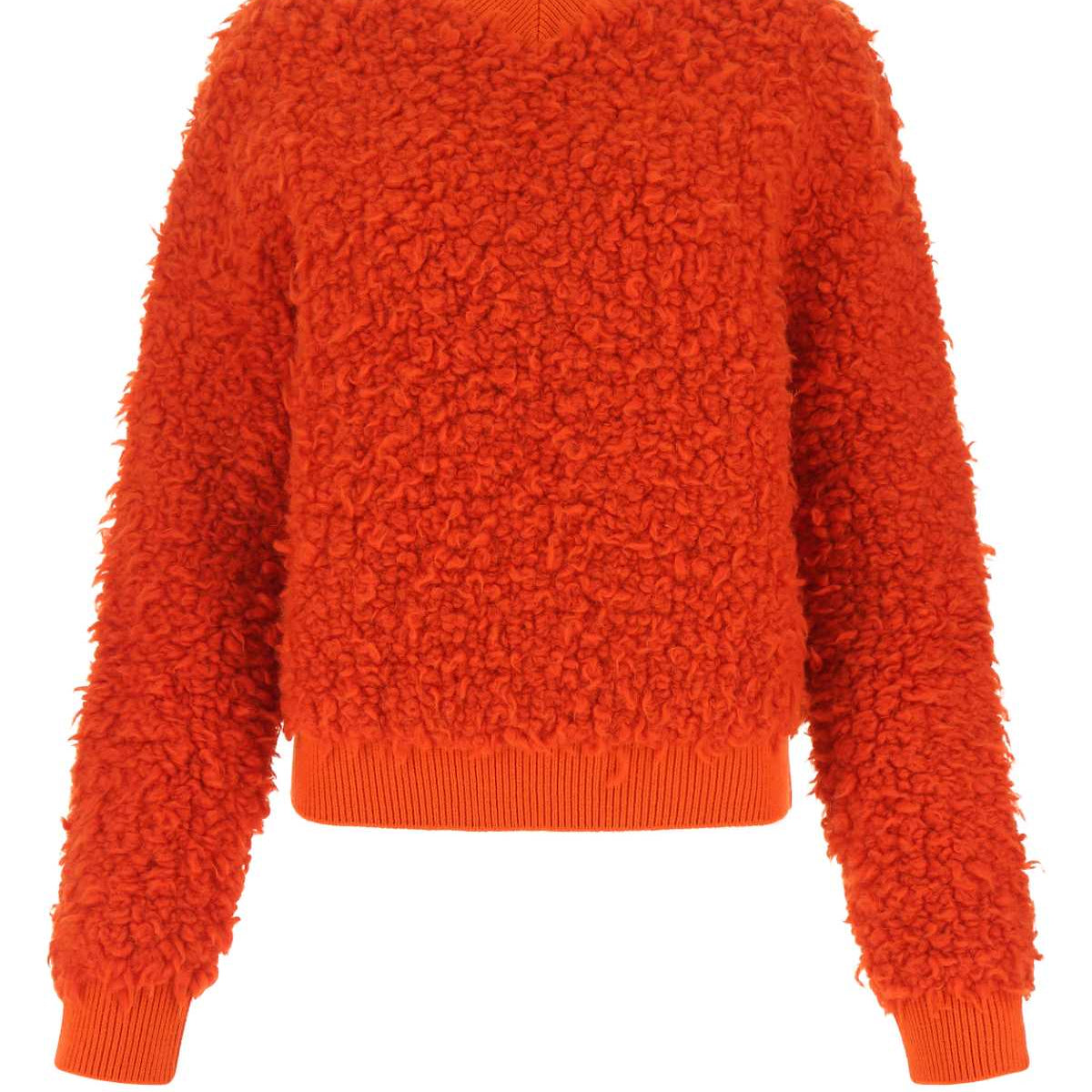 Bottega Veneta Women Red Boucle Sweater