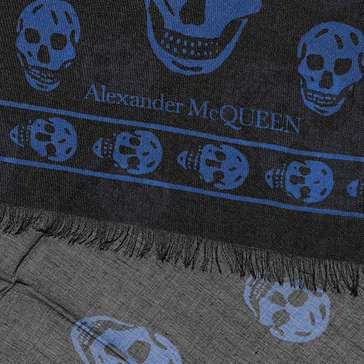Alexander Mcqueen Men Printed Modal Blend Foulard