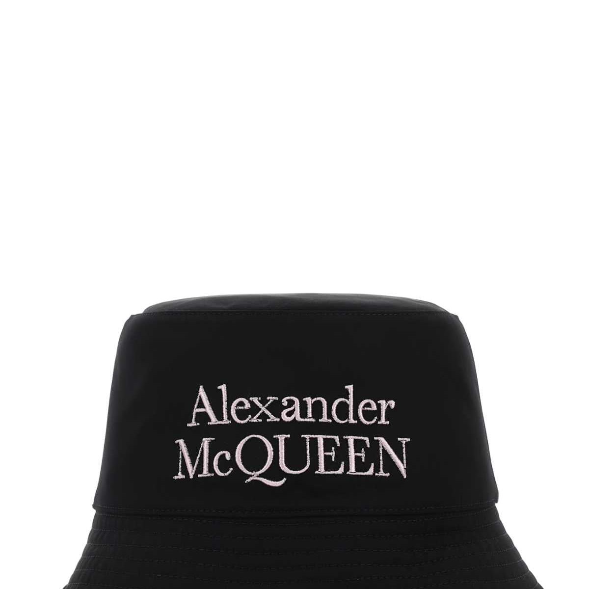 Alexander Mcqueen Men Black Nylon Reversible Hat