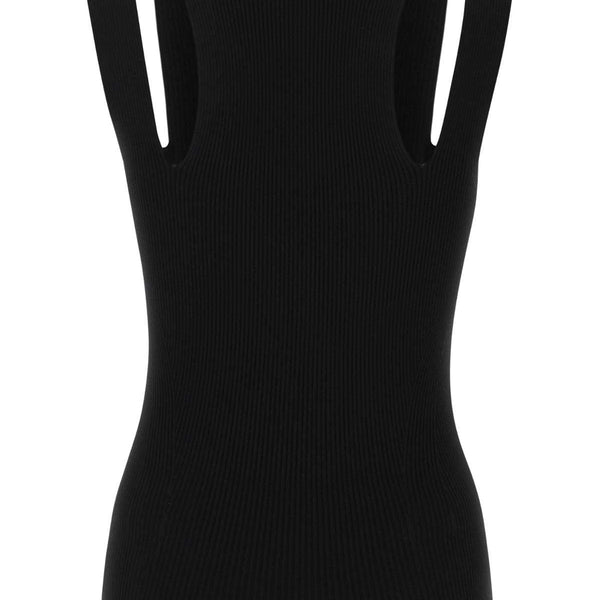 Alexander Mcqueen Women Black Viscose Blend Top