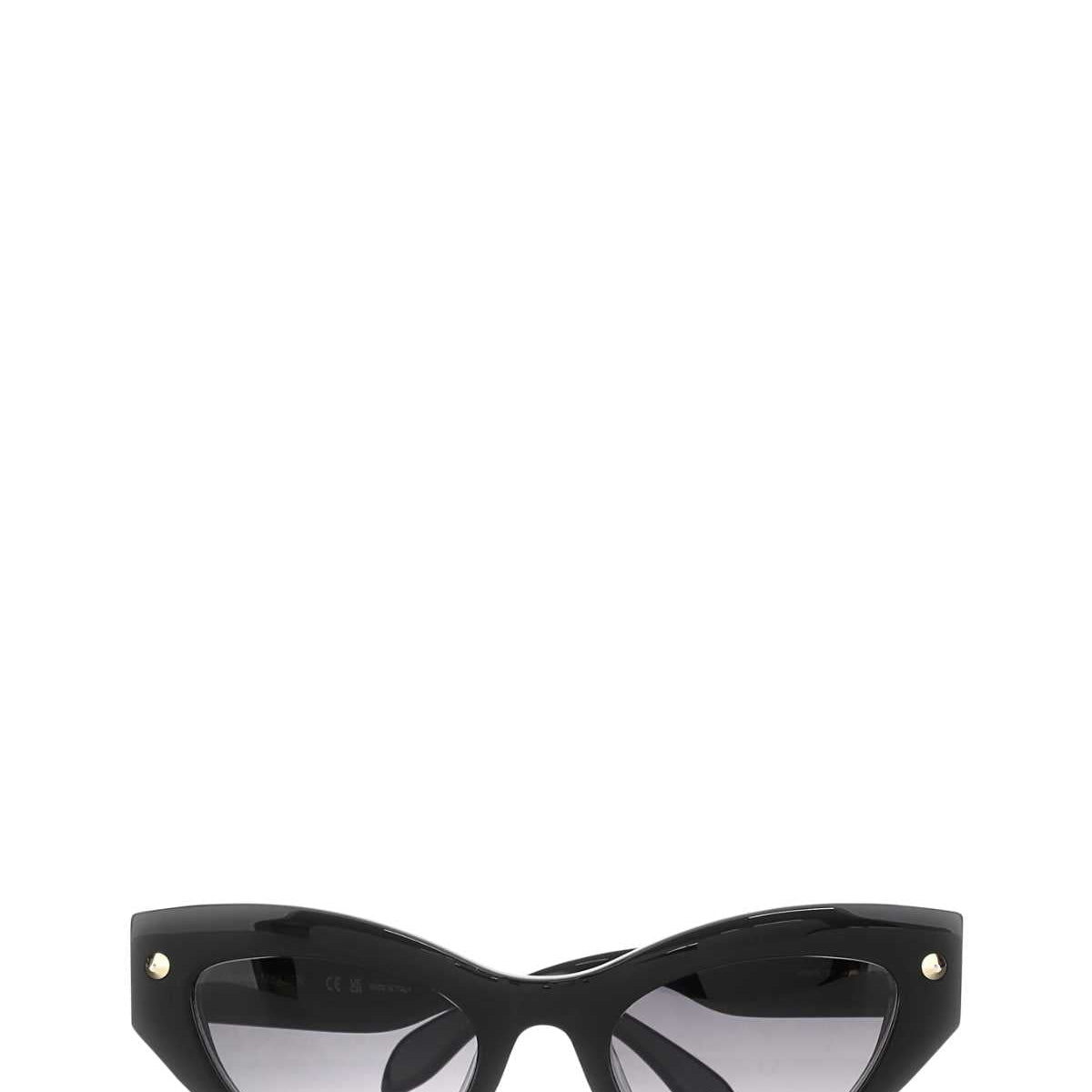 Alexander Mcqueen Women Black Acetate Spike Studs Sunglasses