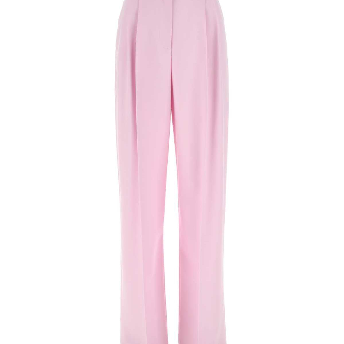 Alexander Mcqueen Women Pastel Pink Wool Pant