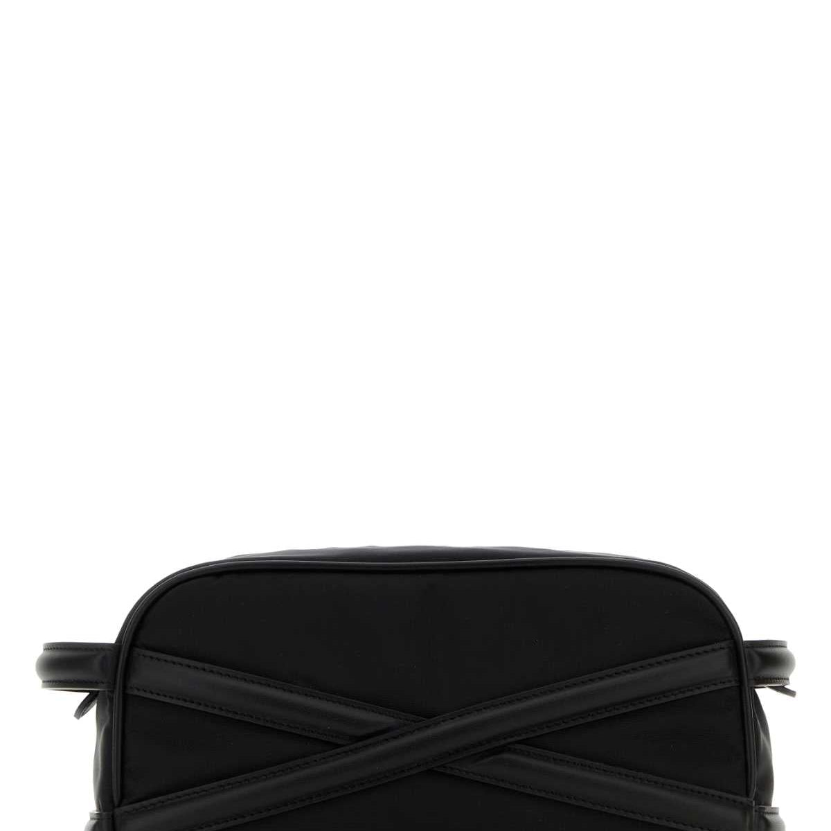 Alexander Mcqueen Men Black Fabric Beauty Case