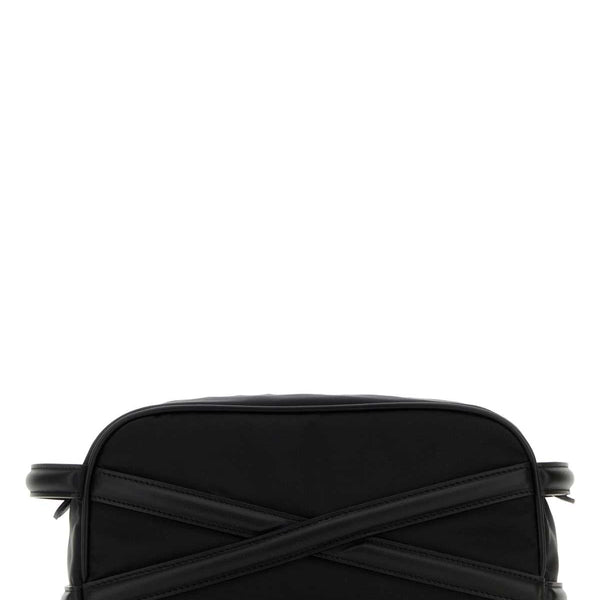 Alexander Mcqueen Men Black Fabric Beauty Case