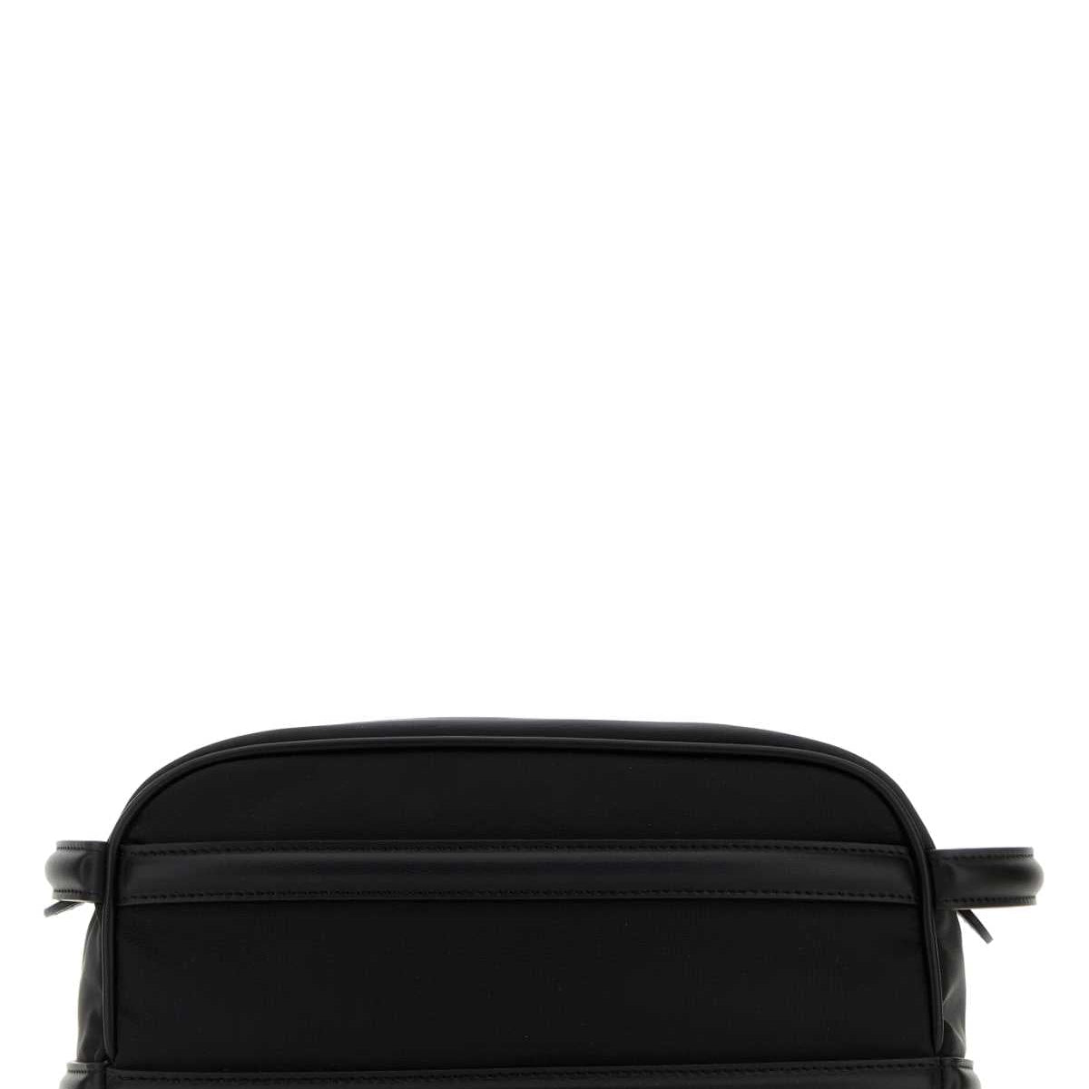 Alexander Mcqueen Men Black Fabric Beauty Case