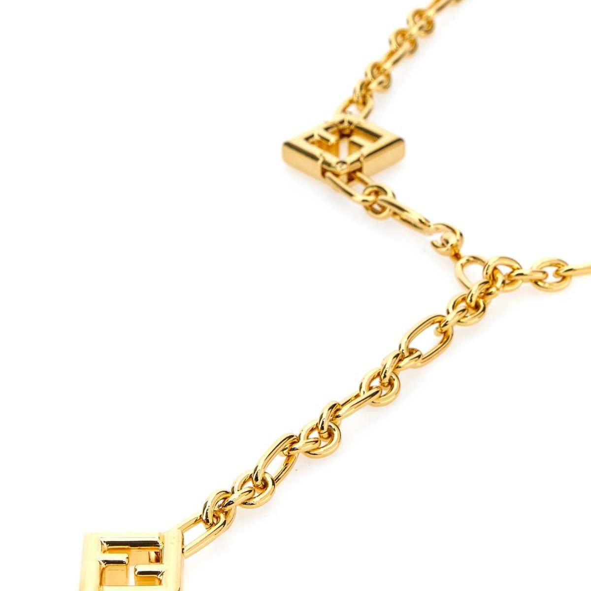 Fendi Women Golden Metal Belt
