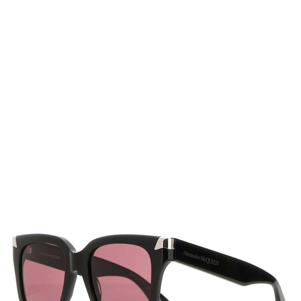 Alexander Mcqueen Women Black Acetate Punk Rivet Sunglasses