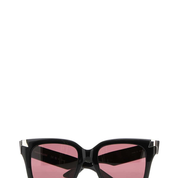 Alexander Mcqueen Women Black Acetate Punk Rivet Sunglasses
