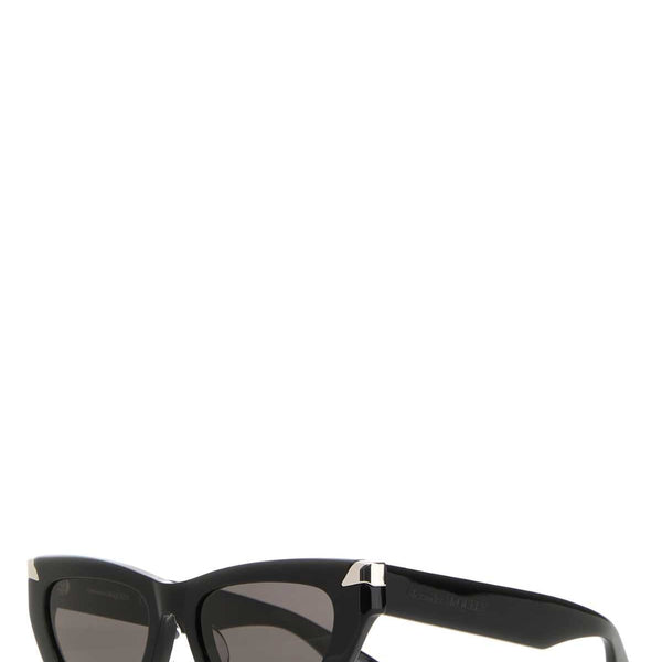 Alexander Mcqueen Women Black Acetate Punk Rivet Sunglasses