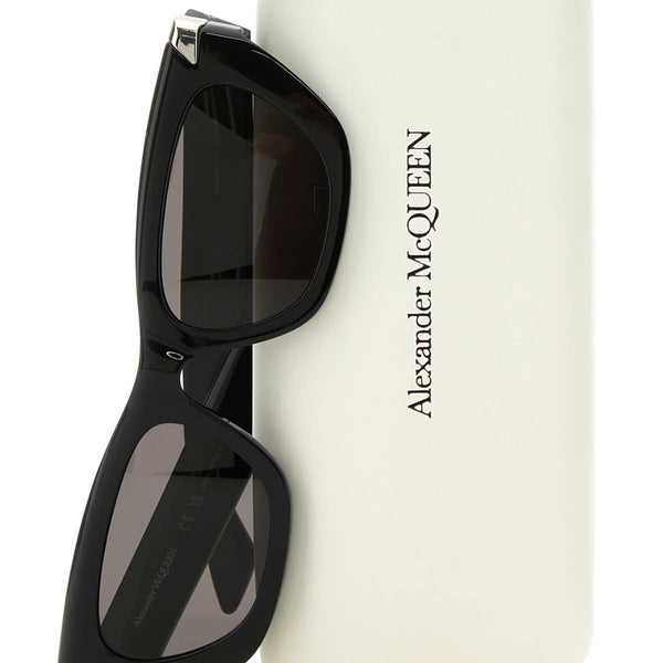 Alexander Mcqueen Women Black Acetate Punk Rivet Sunglasses