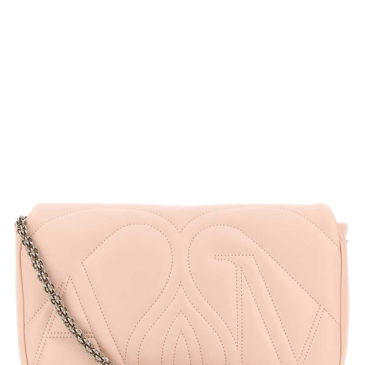 Alexander Mcqueen Women Pink Leather Small Seal Shoulder Bag