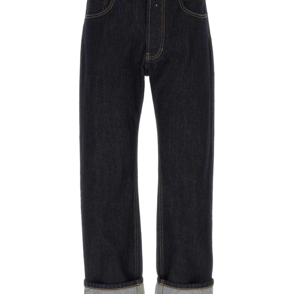 Alexander Mcqueen Men Dark Blue Denim Jeans