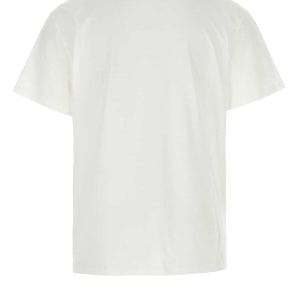 Alexander Mcqueen Men White Cotton T-Shirt