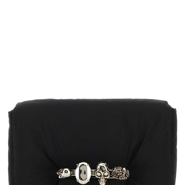 Alexander Mcqueen Men Black Nylon The Puffy Knuckle Belt Bag