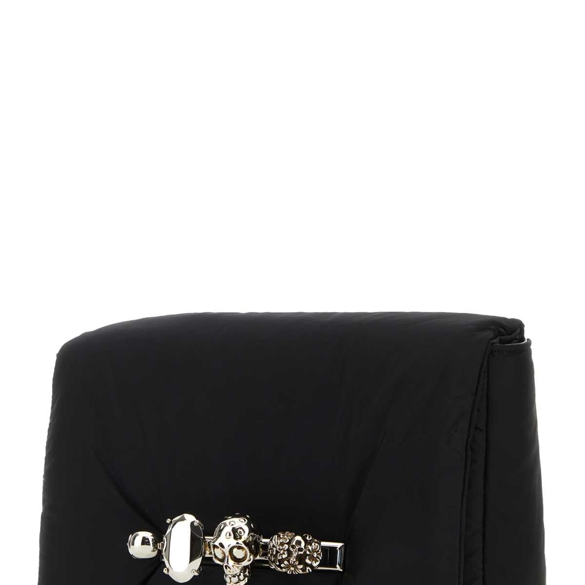 Alexander Mcqueen Men Black Nylon The Puffy Knuckle Belt Bag