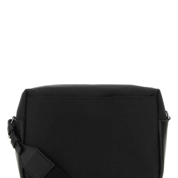 Alexander Mcqueen Men Black Fabric Mcqueen Graffiti Crossbody Bag
