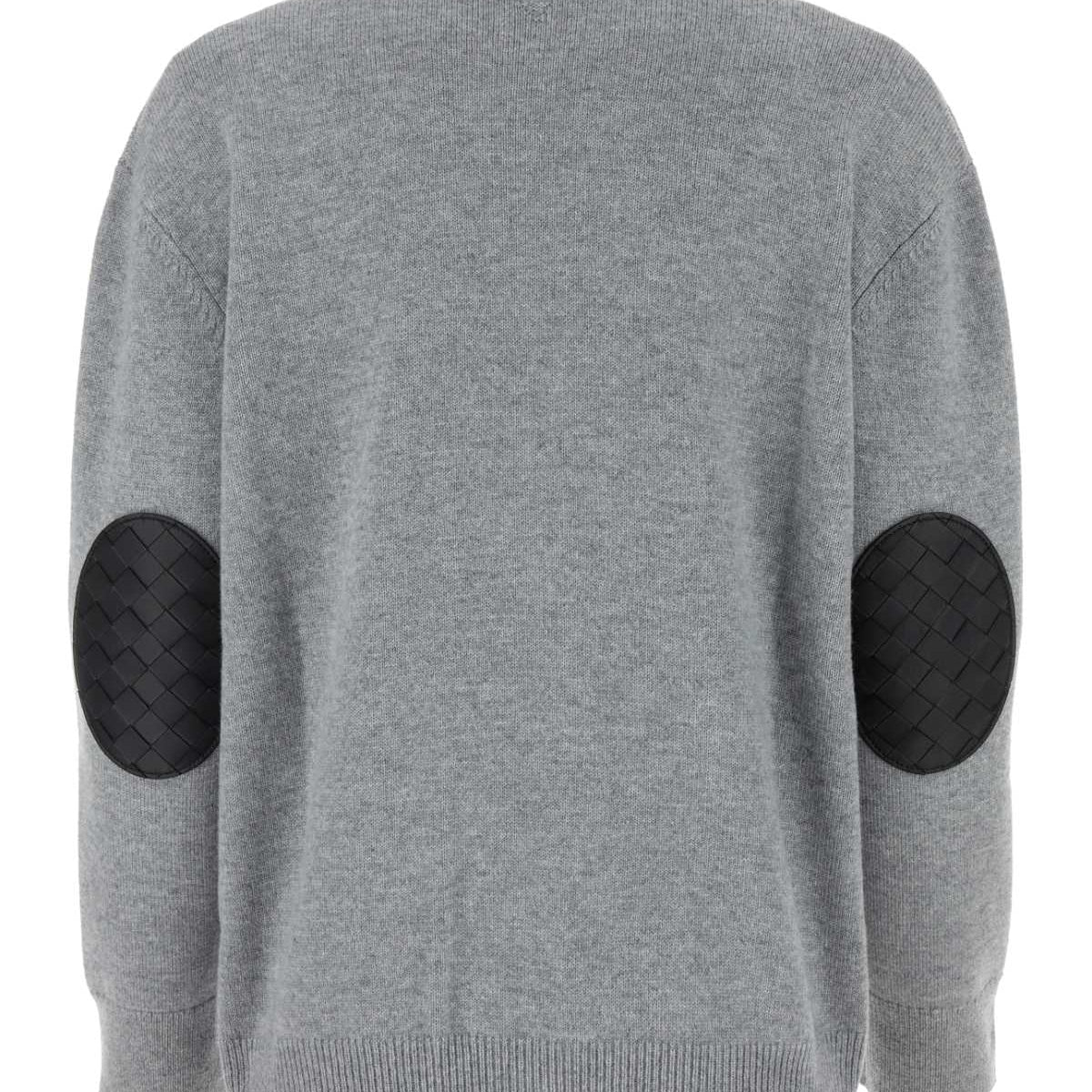 Bottega Veneta Women Grey Stretch Cashmere Blend Cardigan