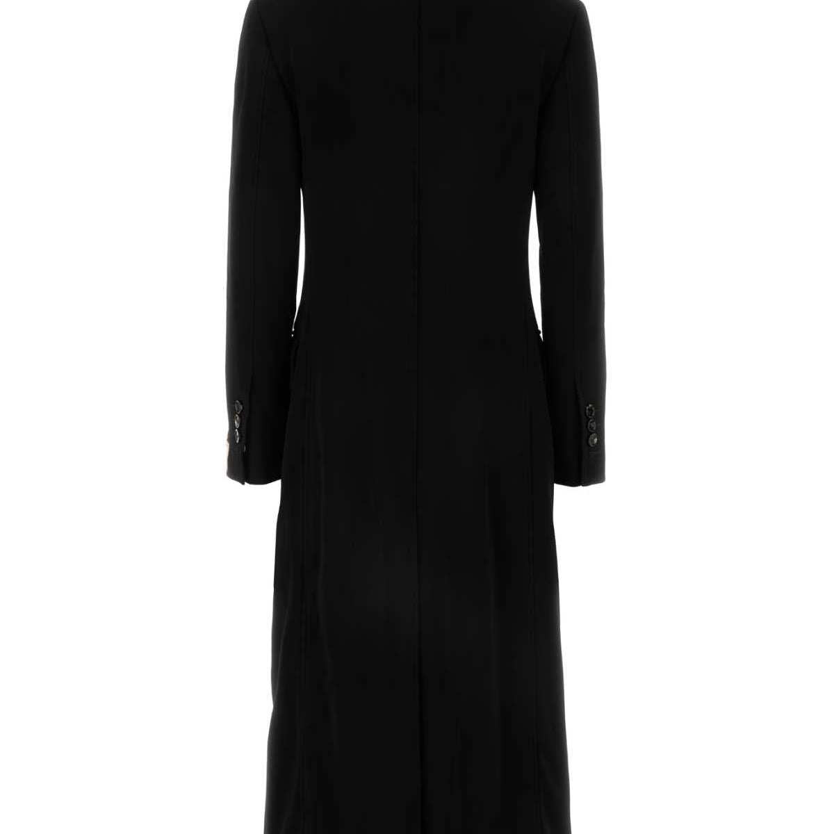 Bottega Veneta Women Black Jersey Coat