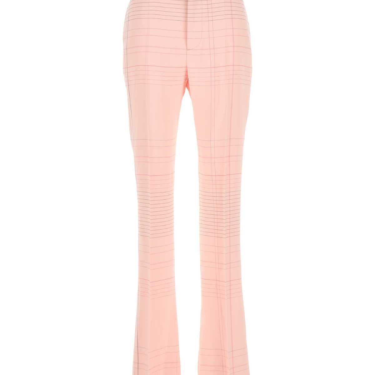 Bottega Veneta Women Pink Stretch Viscose Blend Pant