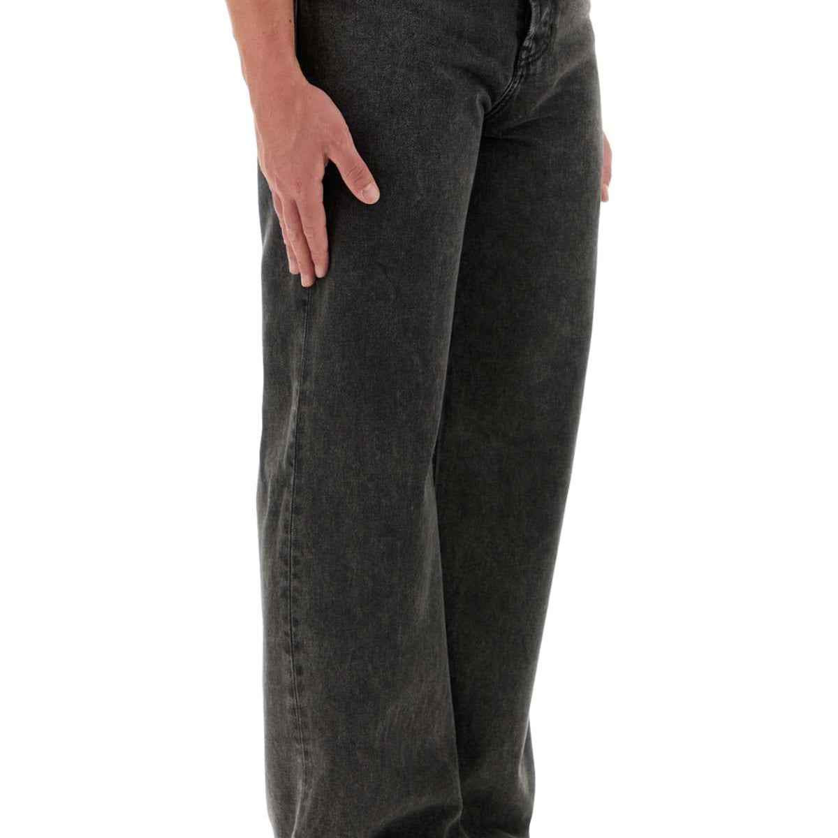 Alexander Mcqueen Men Grey Denim Jeans