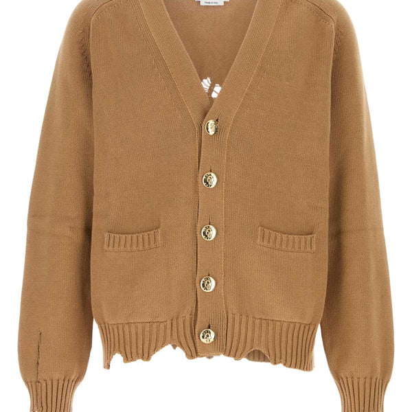 Alexander Mcqueen Men Biscuit Cotton Cardigan
