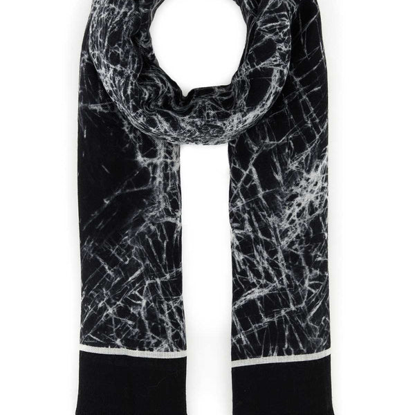 Alexander Mcqueen Women Printed Wool Scarf