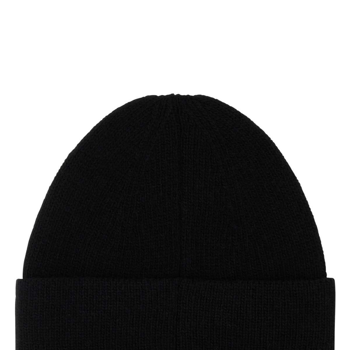 Fendi Men Black Wool Beanie Hat