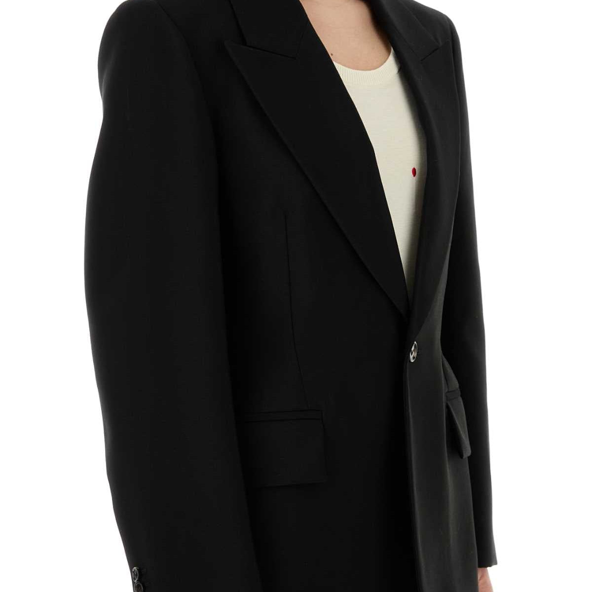 Bottega Veneta Women Black Wool Blazer