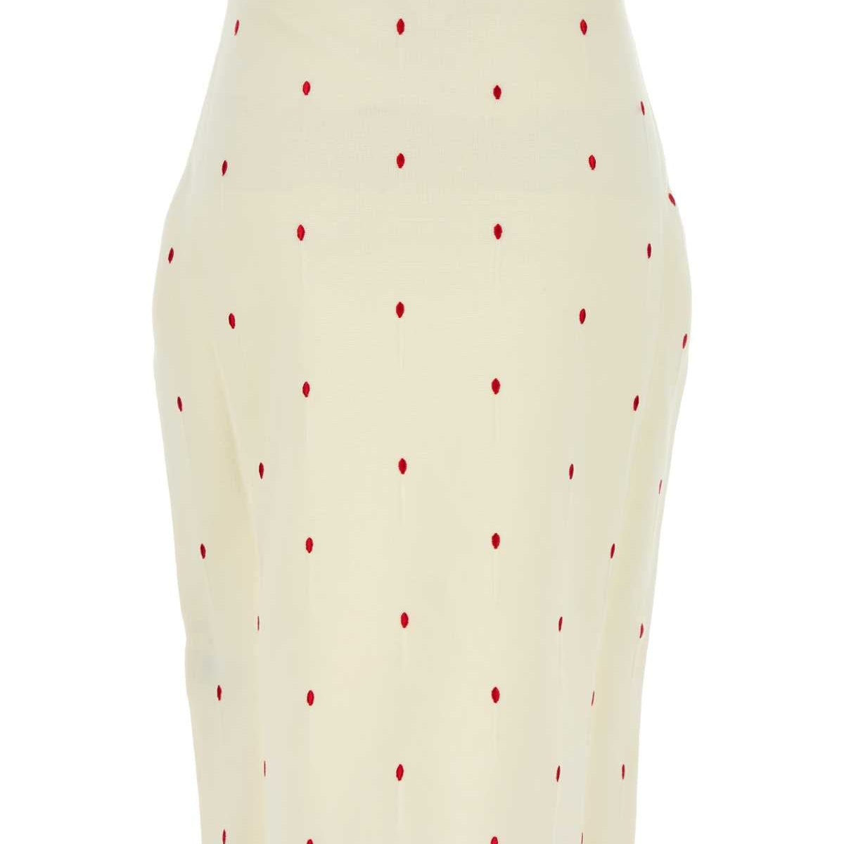 Bottega Veneta Women Embroidered Cotton Blend Skirt