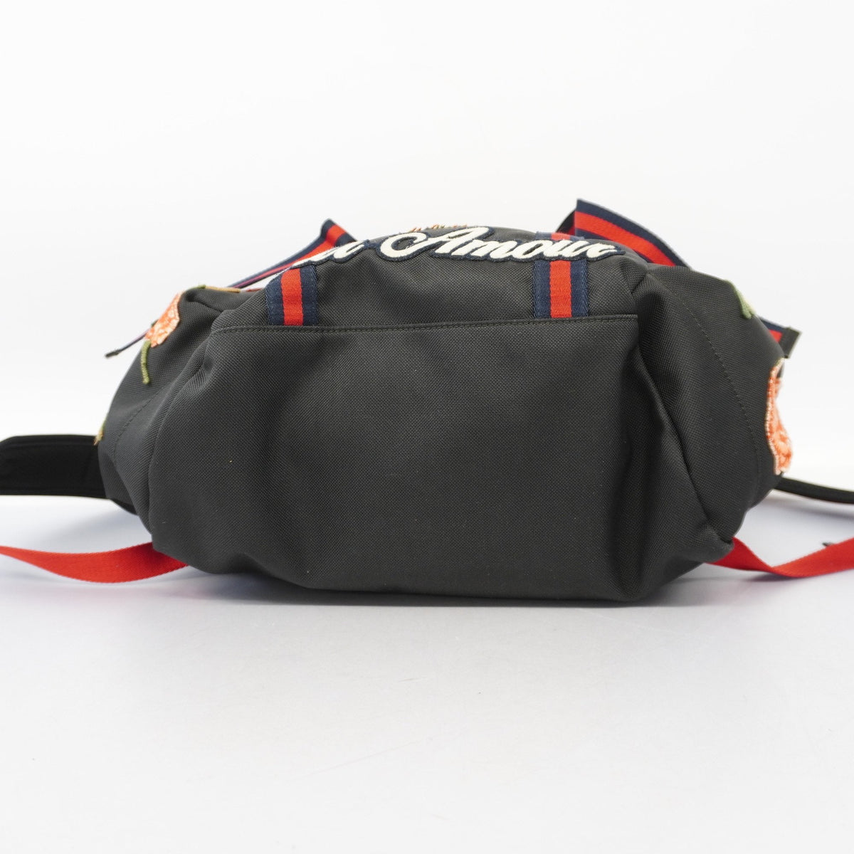 Gucci Sherry Line Rucksack 429037 Men,Women,Unisex Nylon Canvas Backpack Black